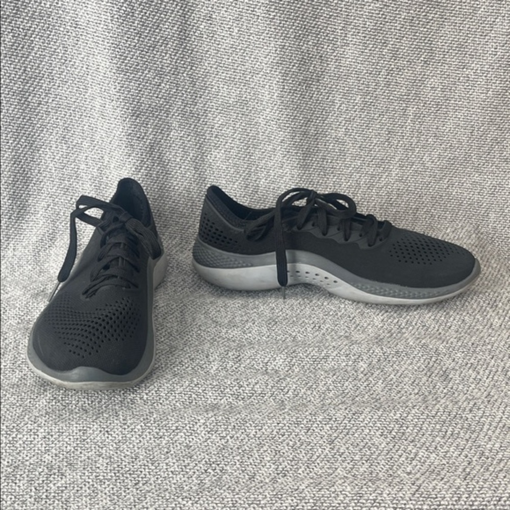 CROCS Black and Gray Waterproof Athletic Sneakers